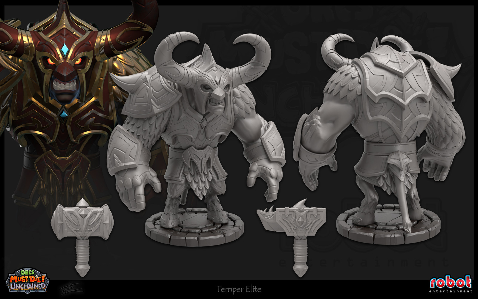 Temper Elite: Orcs Must Die! Unchained Character