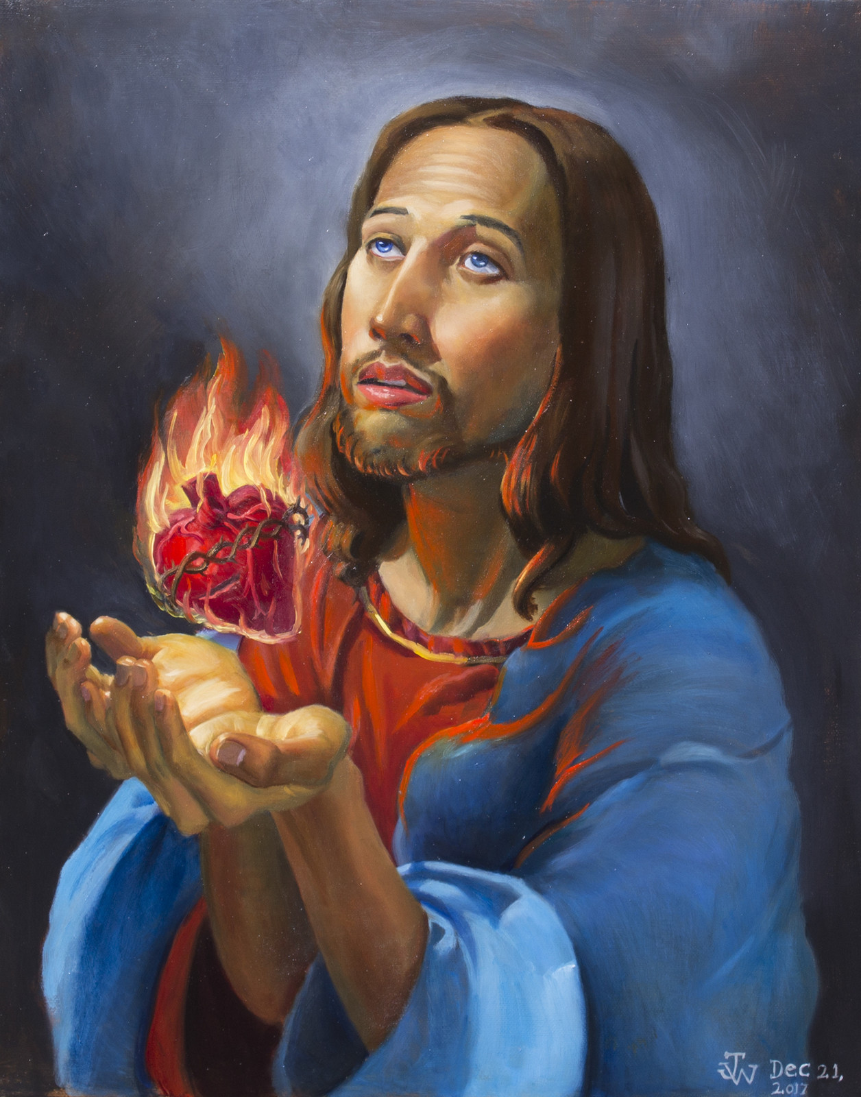 Artstation The Sacred Heart Of Jesus James Wu
