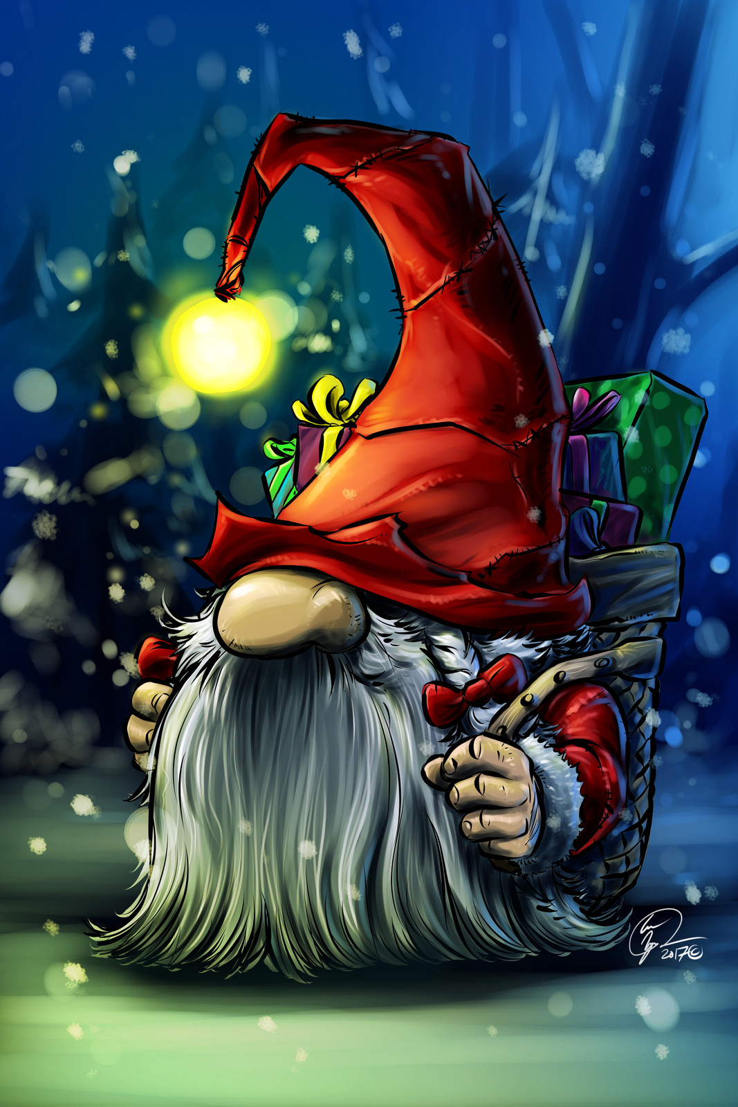 Xmas Gnome. Santa's Little Helper.