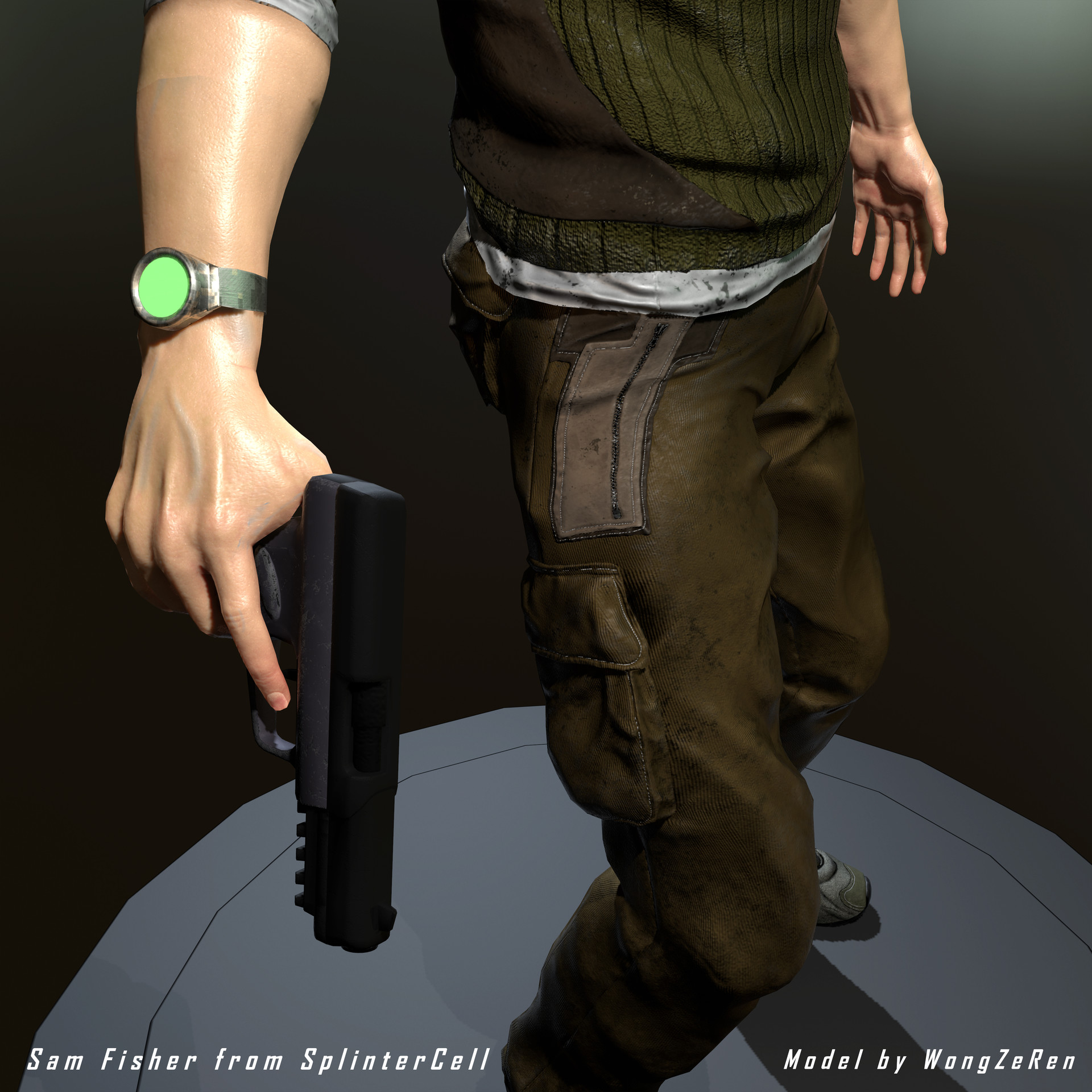 Sam Fisher from Splinter Cell Conviction Costume