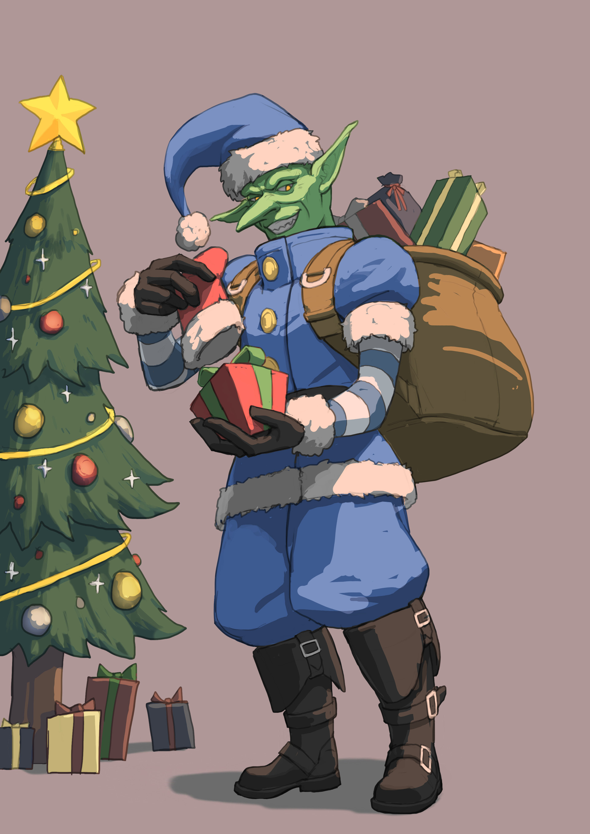 ArtStation - Christmas Gift Stealer