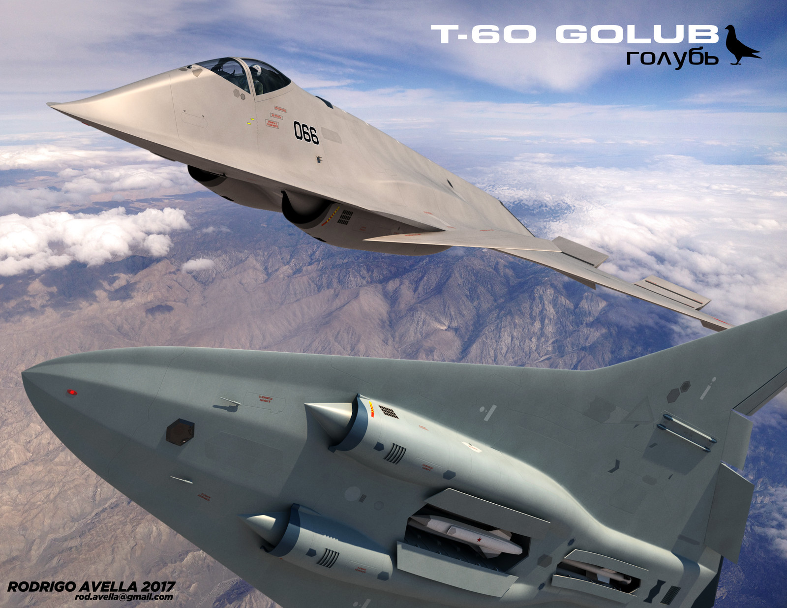 T60 Golub - Russian sixth-generation concept fighter aircraft