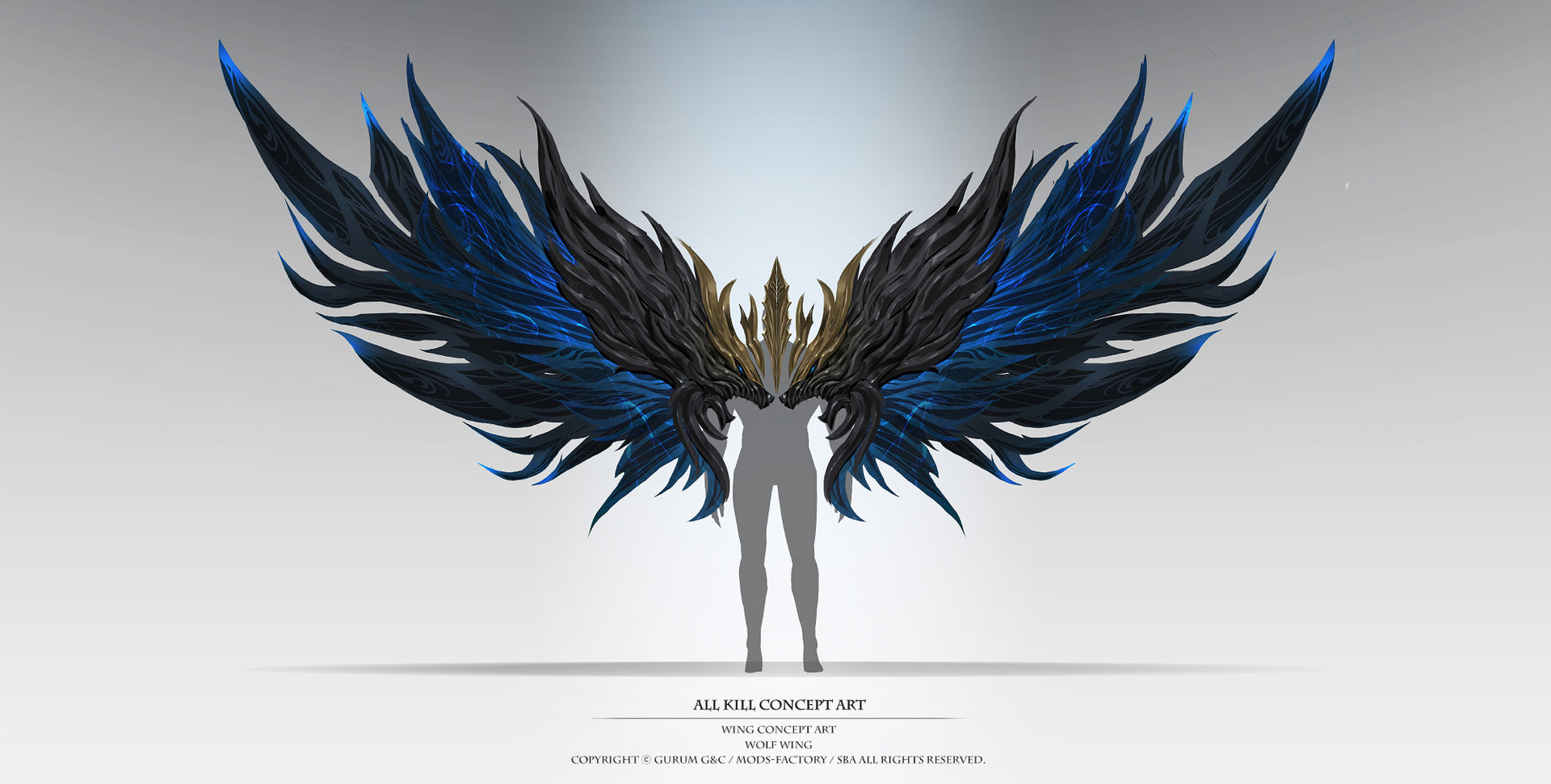 25 С крыльями. Голубые Крылья арт. Легендарные крылья