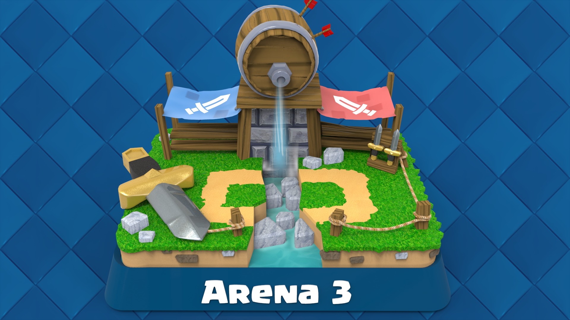 Арена клеш рояль. Клеш рояль Арена 3д. 3 Арена Clash Royale. Клеш рояль Арена учебный лагерь. Макс Арена клеш рояль.