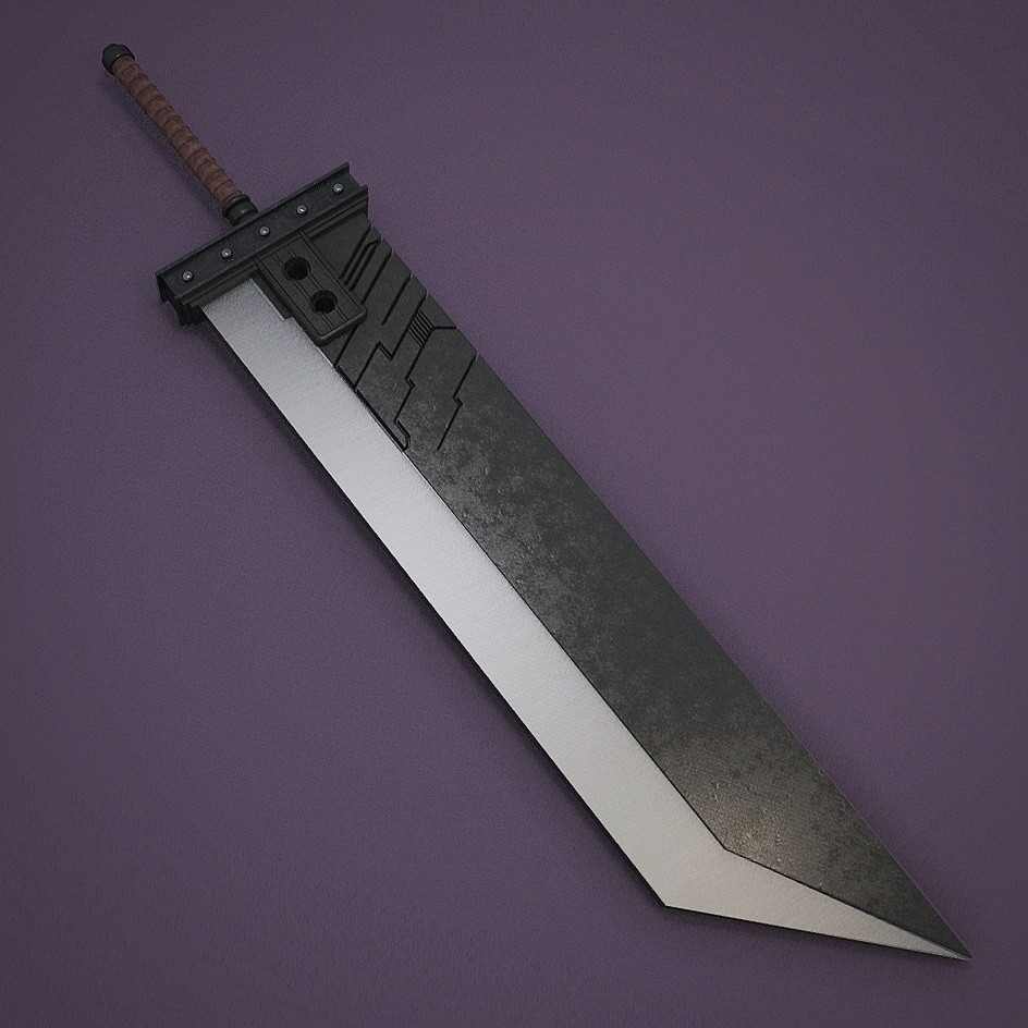 Sword rendered in Keyshot