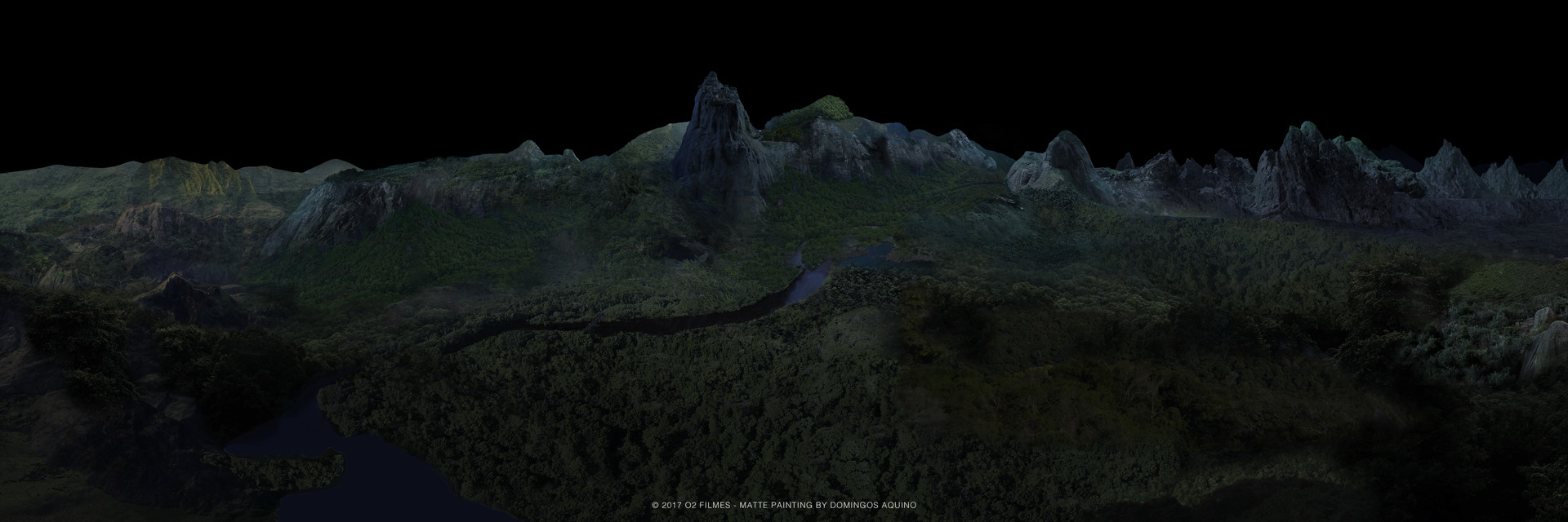 Artstation Digital Matte Painting Breakdown Domingos Aquino