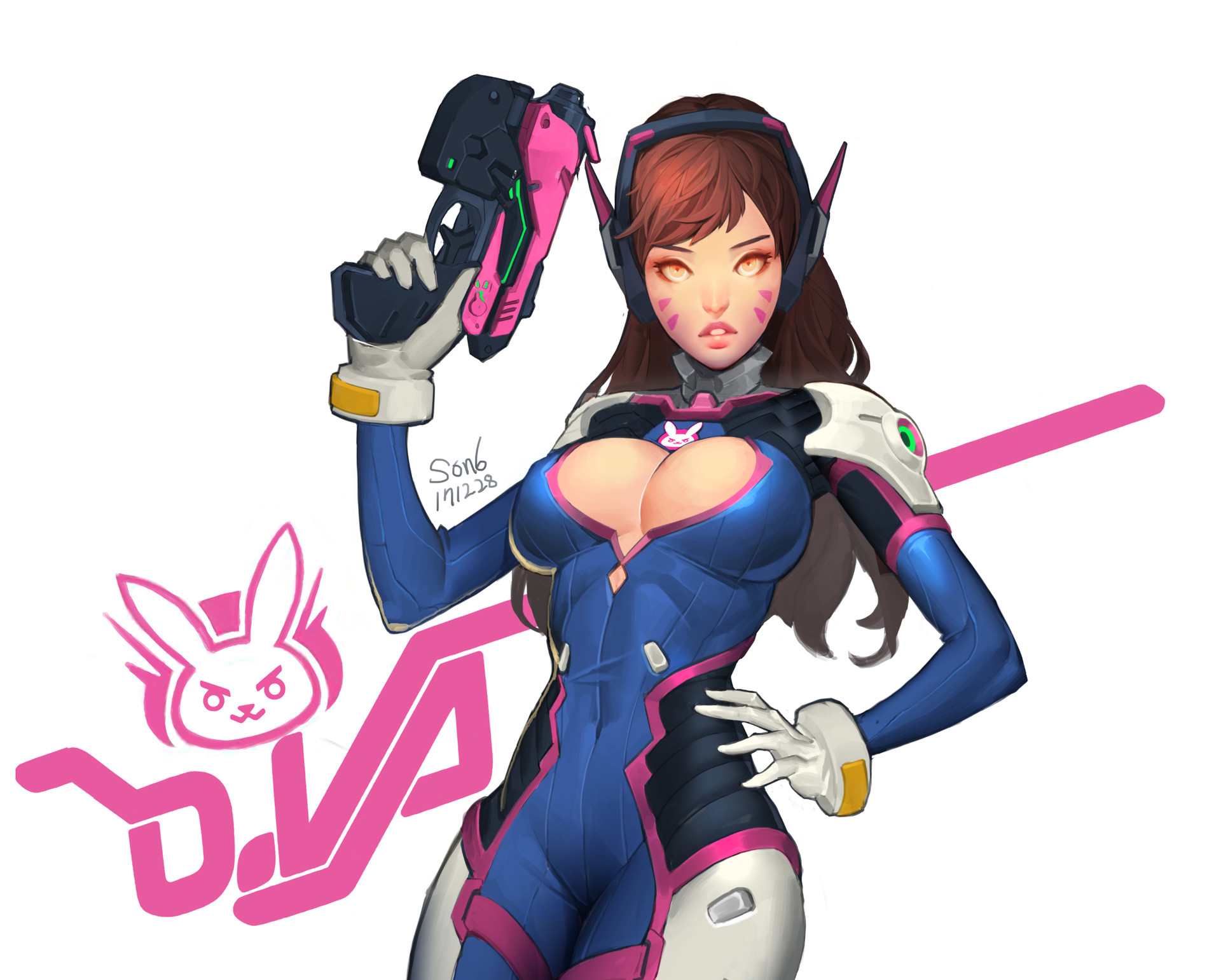 Overwatch Fanart Dva Artstation Overwatch Dva Fanart Son6 artstation overwatch dva fanart son6