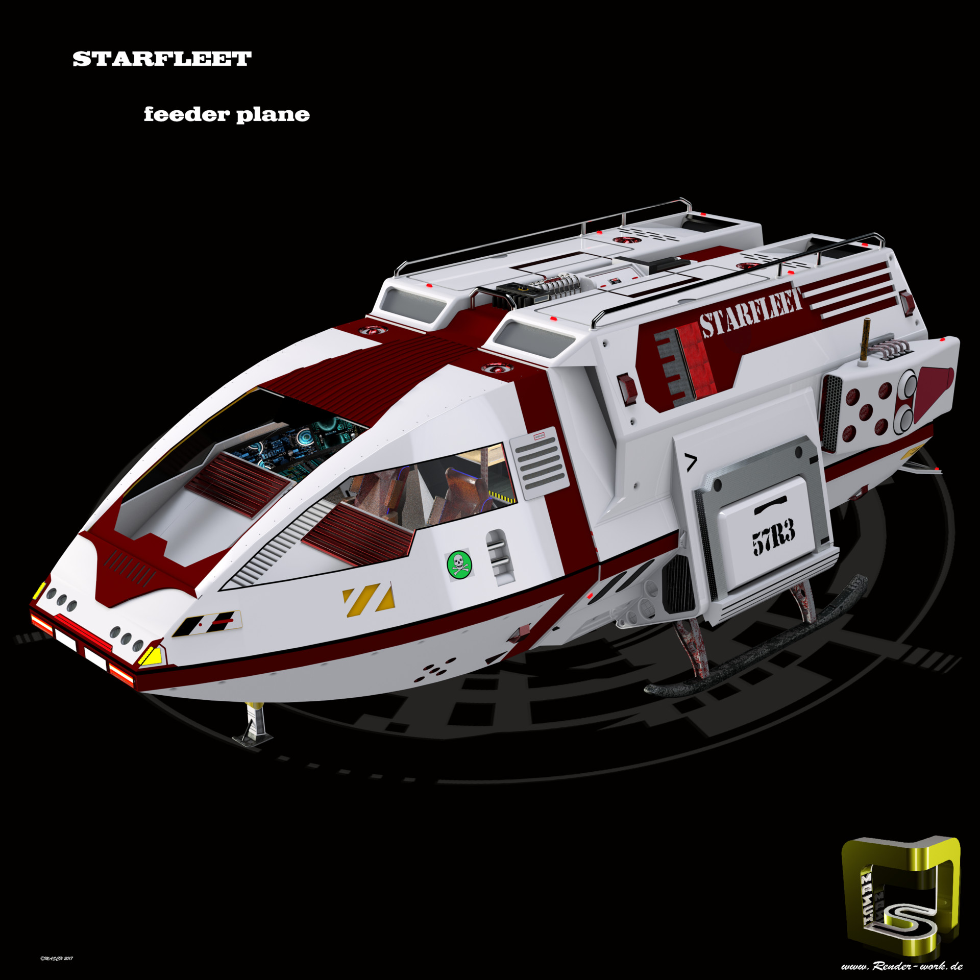 masch artartist - space starfleet feeder plane