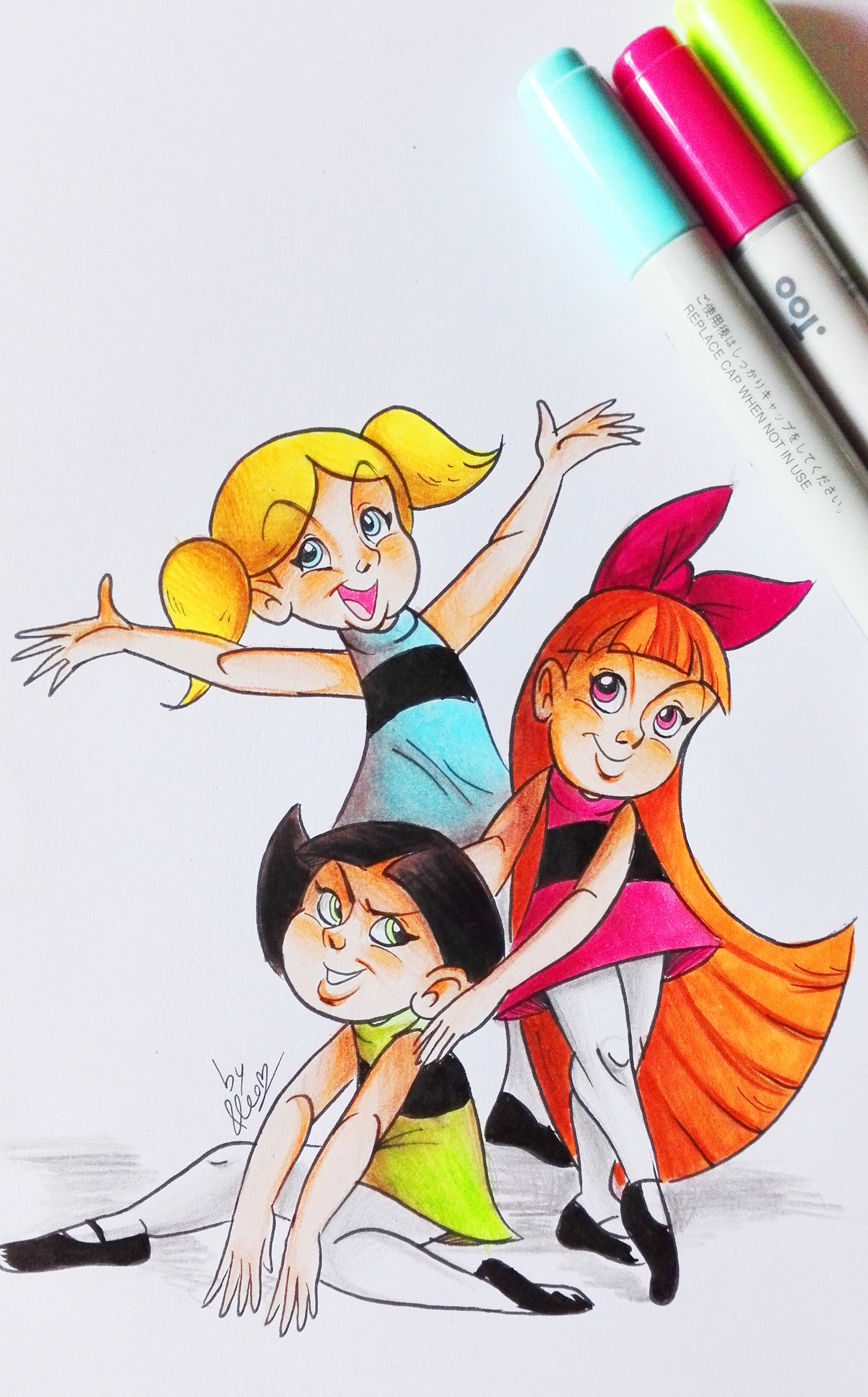 Artstation Powerpuff Girls Fanart Eleonora Vittori