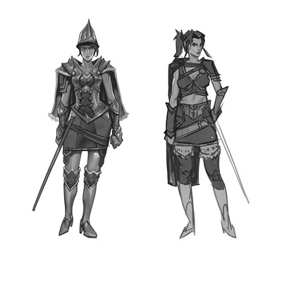 Warrior Sketches