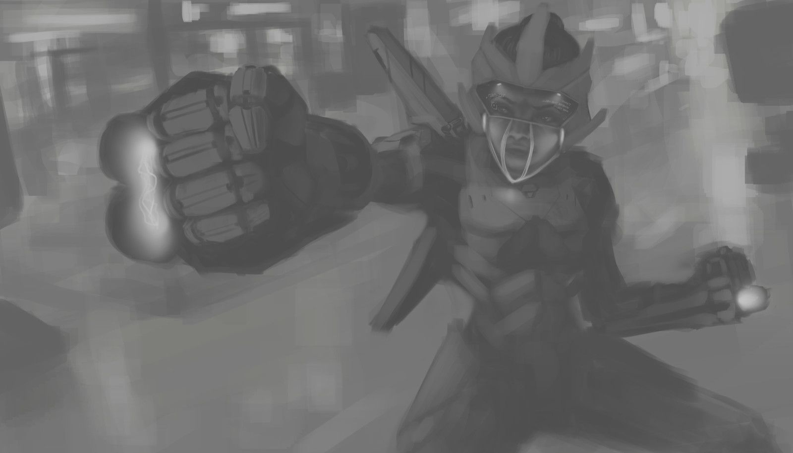 Defining shapes, and adding minor detail
