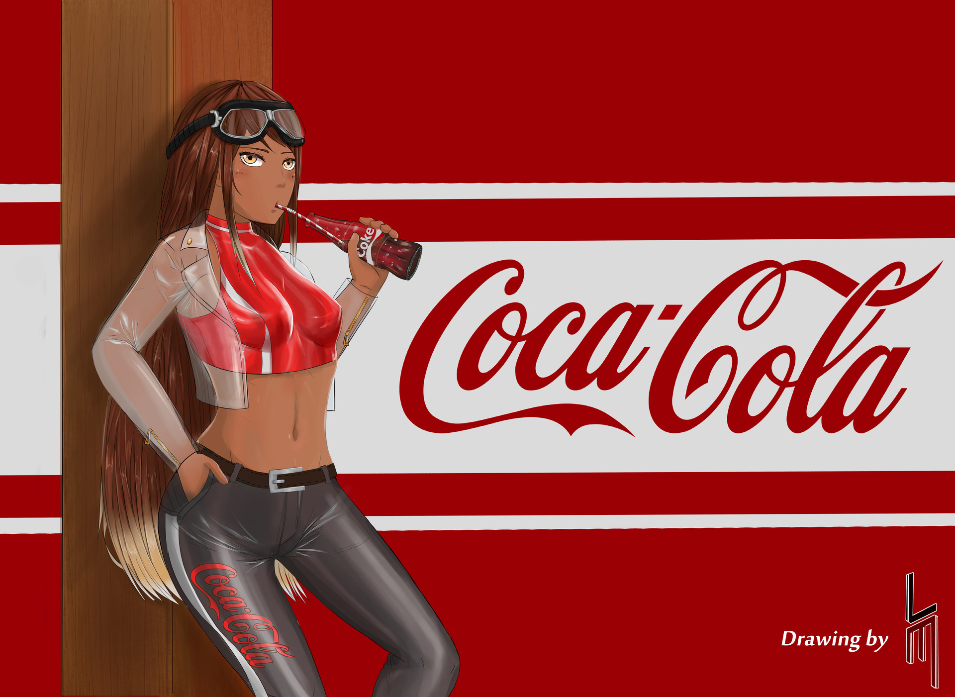 Artstation Mrs Coca Cola Kiattisak Mameng
