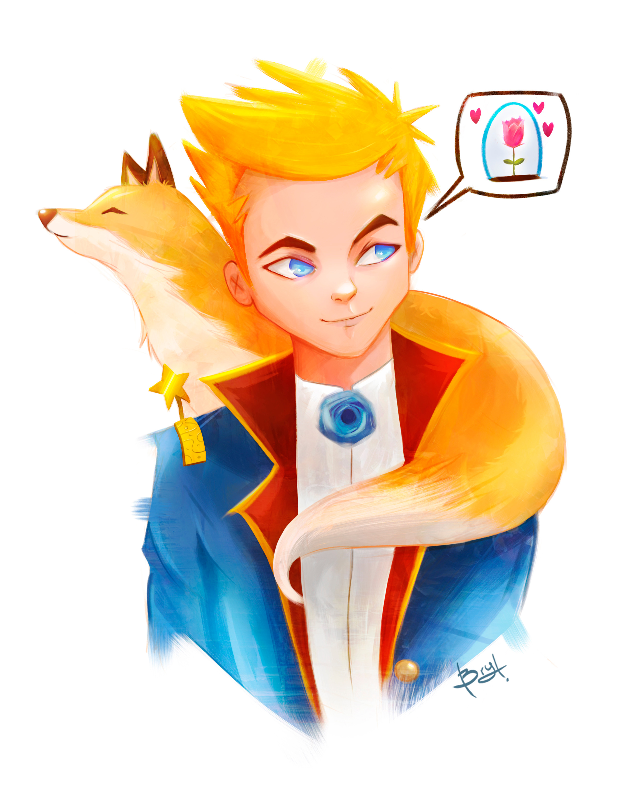 Artstation Le Petit Prince Fan Arts Bryan Draws