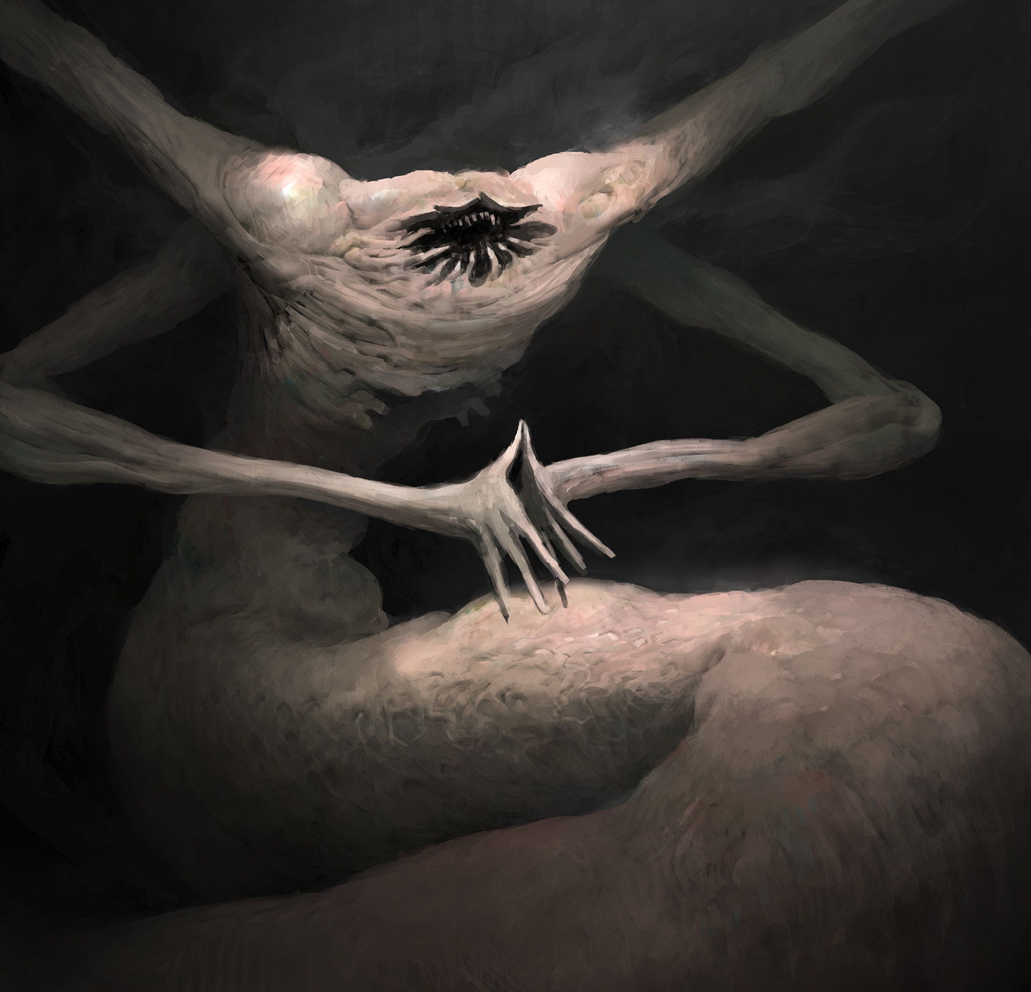 ArtStation - Nightmare - Finger Creature