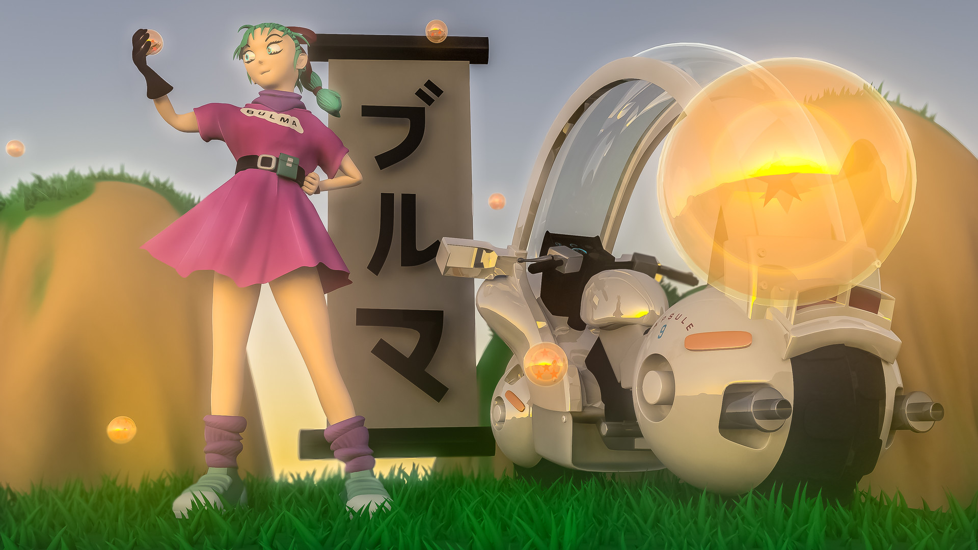 Ash Animations Bulma 7 Dragon Balls Ash Animations Bulma 7 Dragon Balls