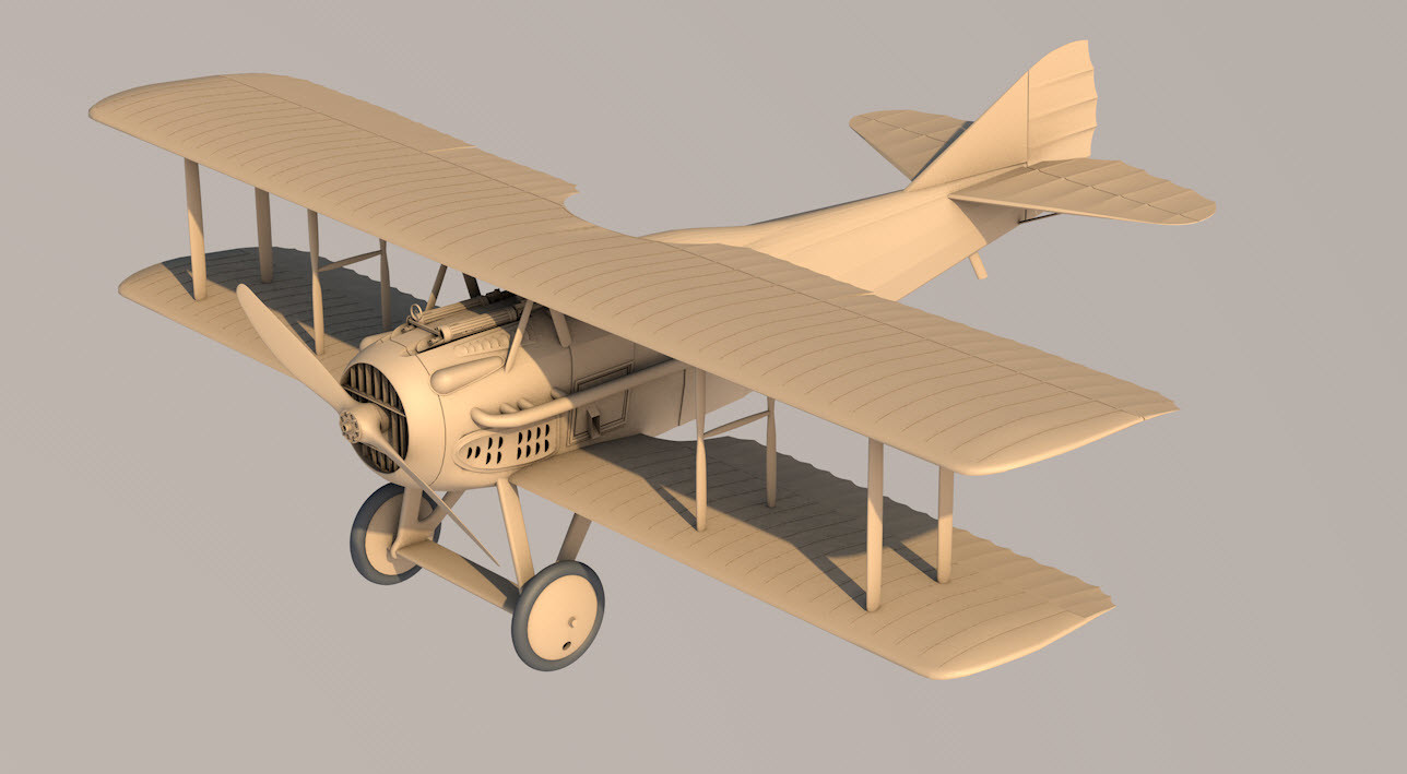 32: SPAD XIII Overview render WIP