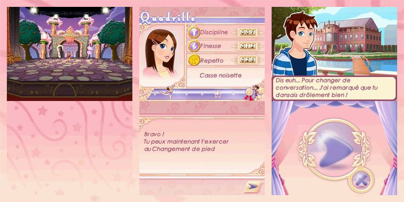 Screen Capture of the Wii Game: Repetto: Let's play Ballerina