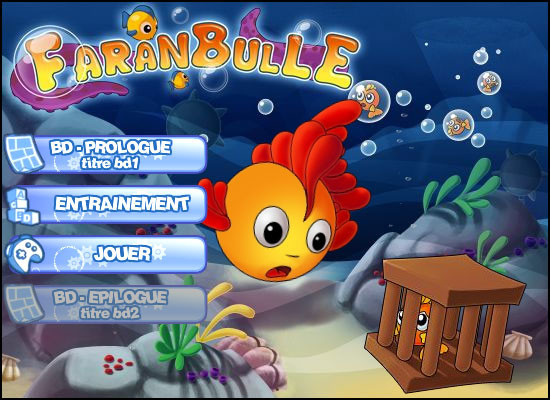 Faranbulle : Splashscreen of the game