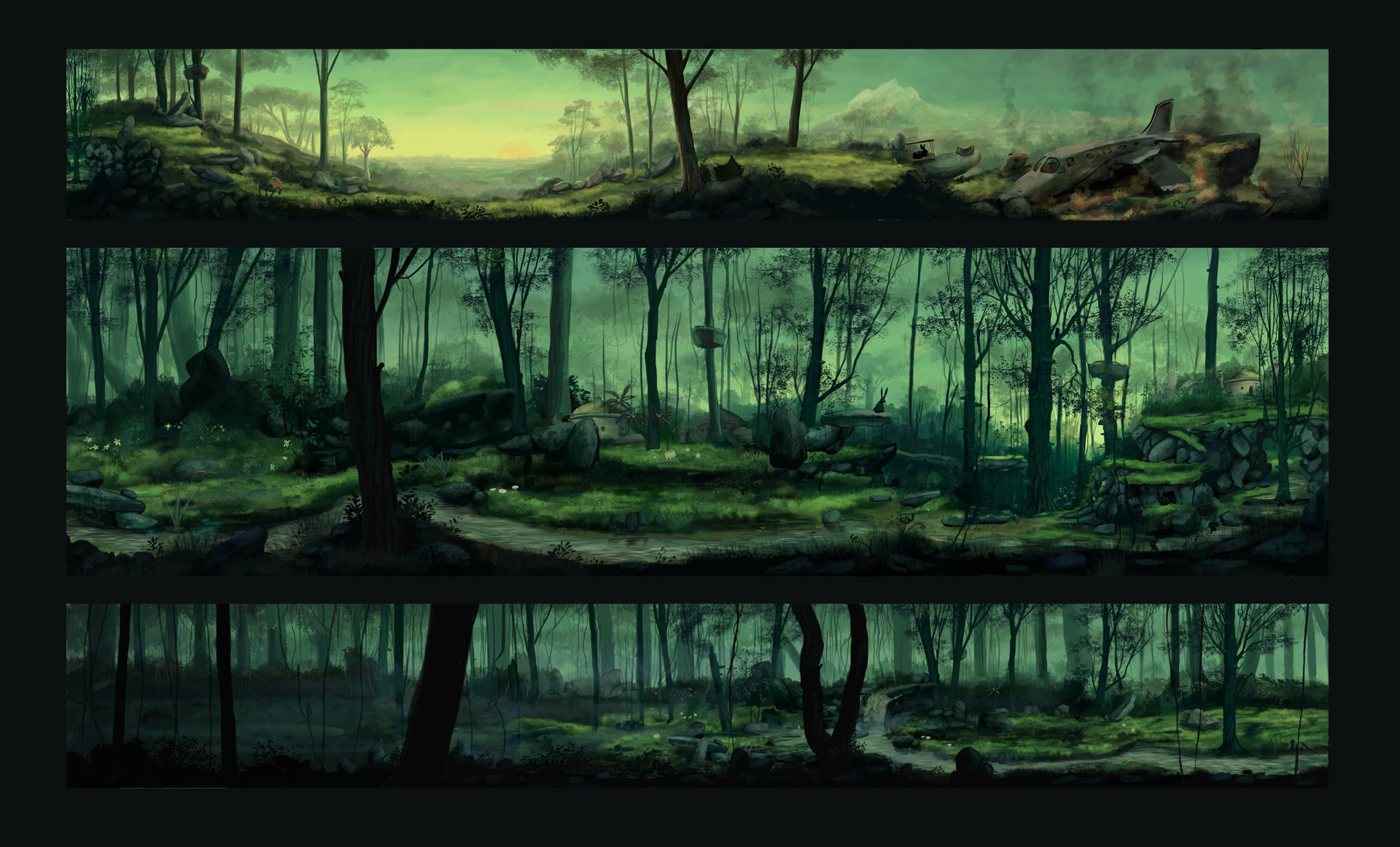 Artstation Concept Art To Platform Game Jakub Podlodowski
