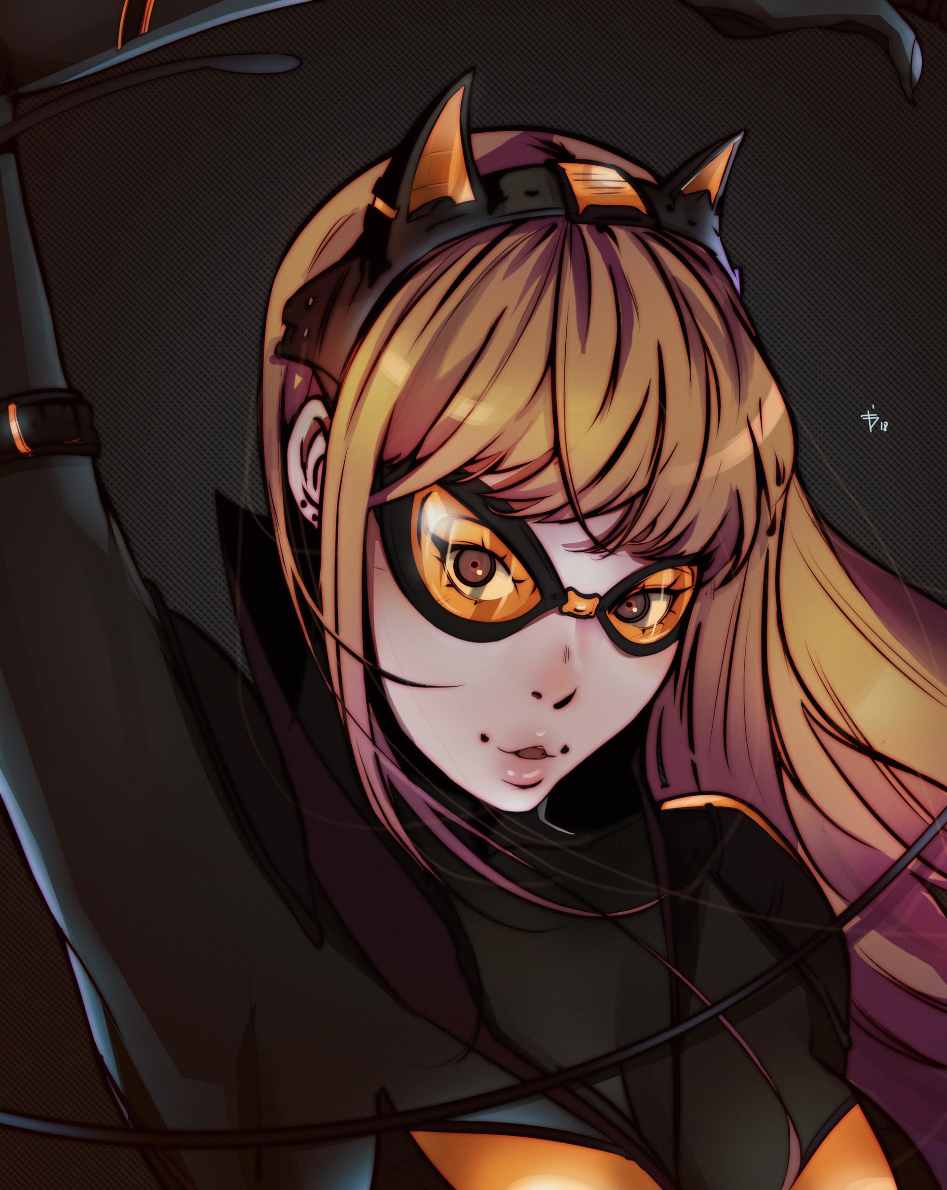 Artstation The Young Lady Catwoman Oliuss Art