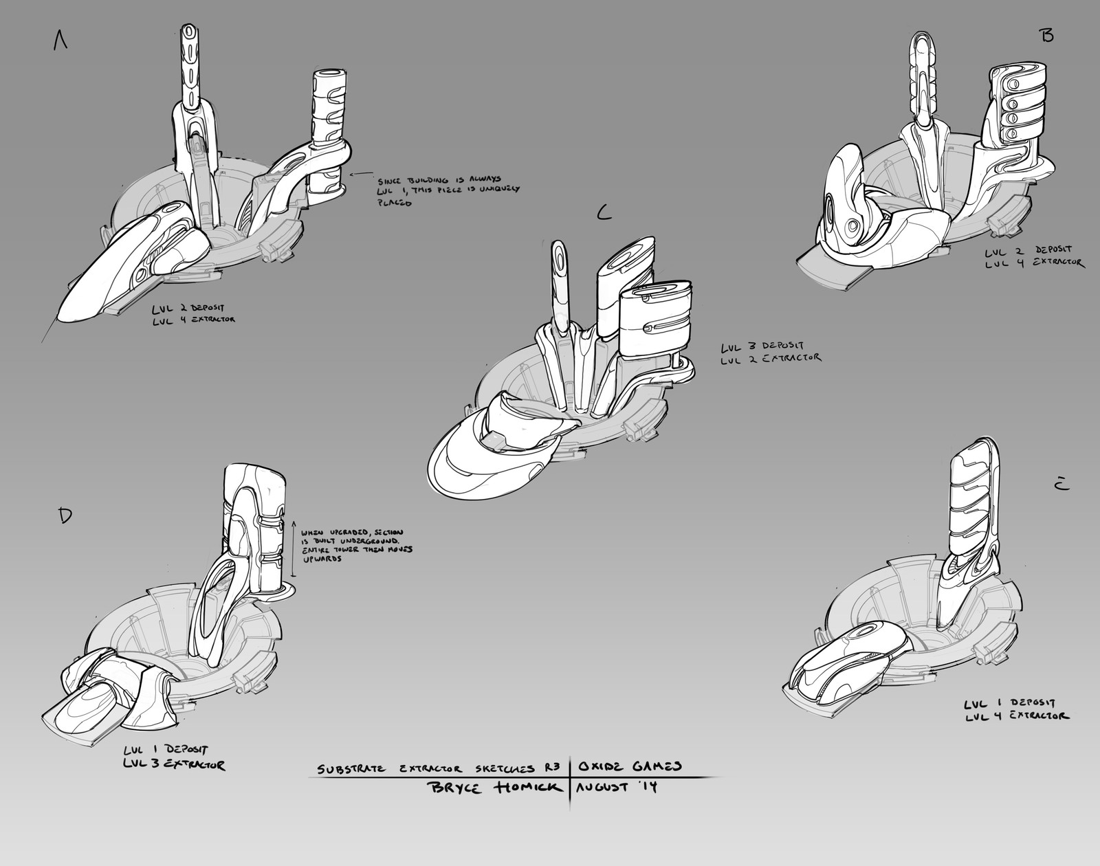 Substrate "Extractor" Sketches