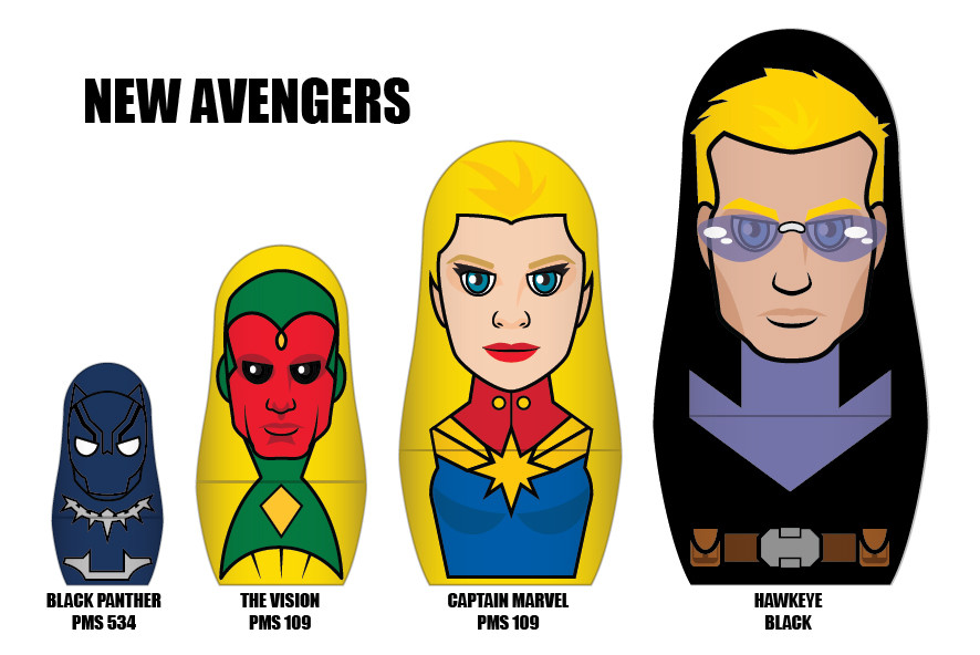 marvel nesting dolls