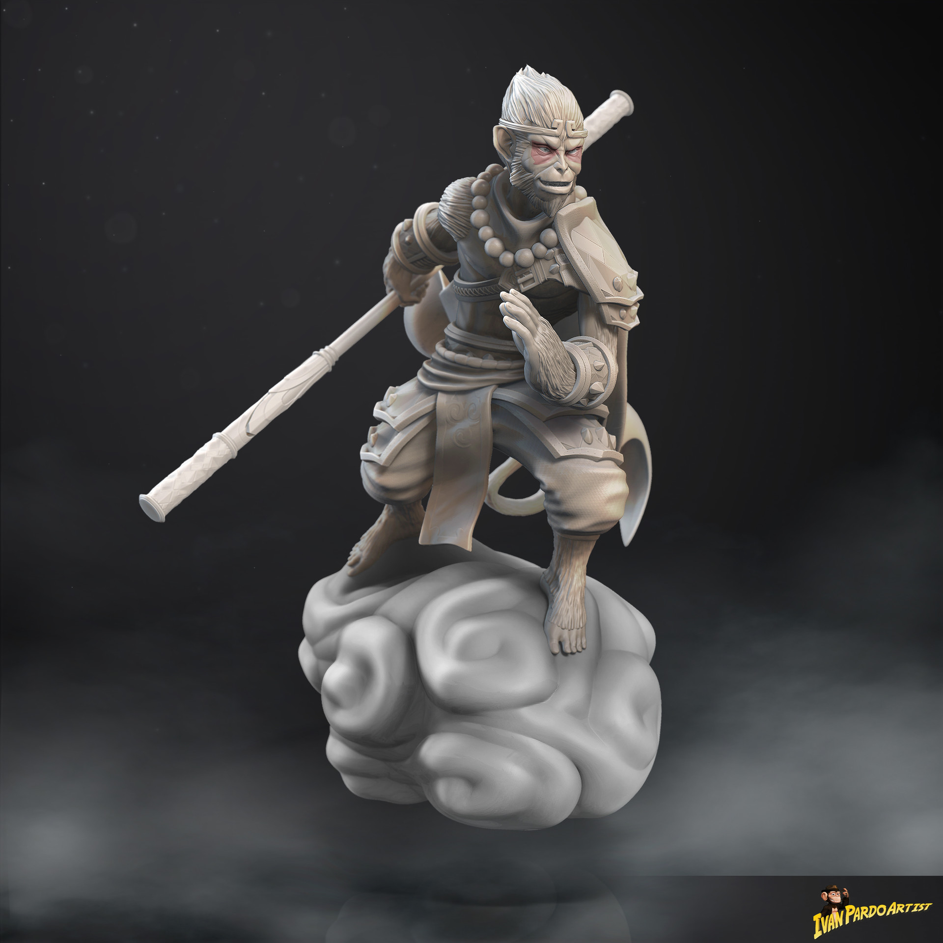 Artstation Sun Wukong Ivan Pardo Bustillos