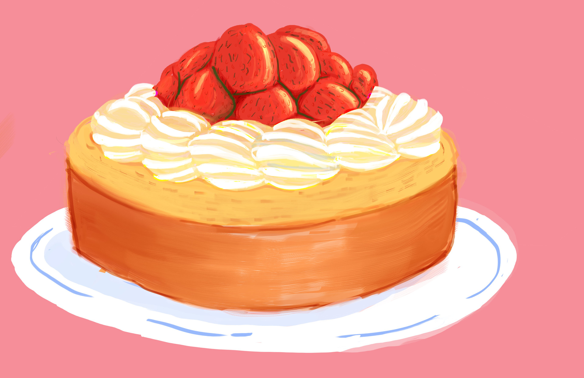ArtStation - Cake sketch