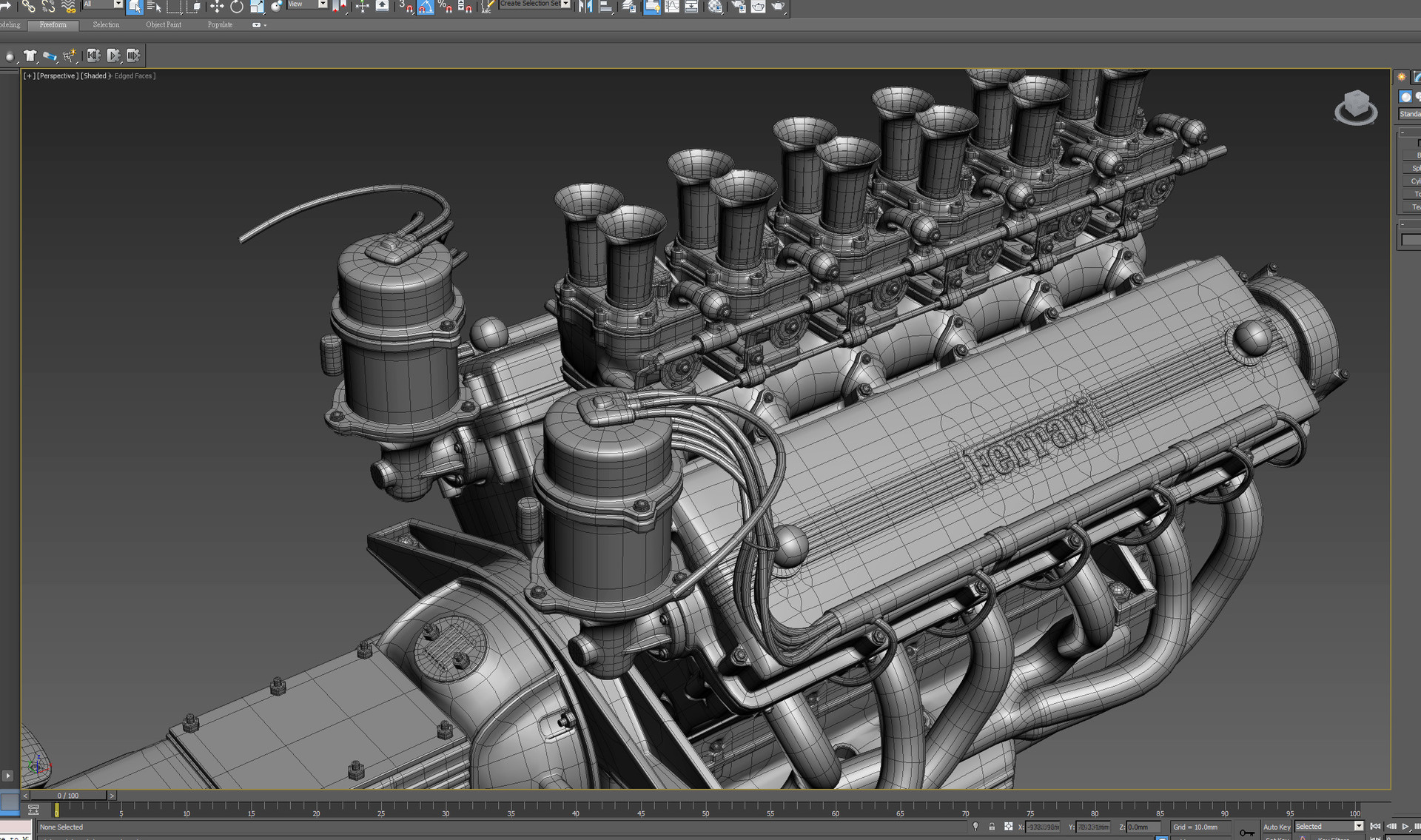 Artstation V12 Engine Happy New Year Ying Te Lien