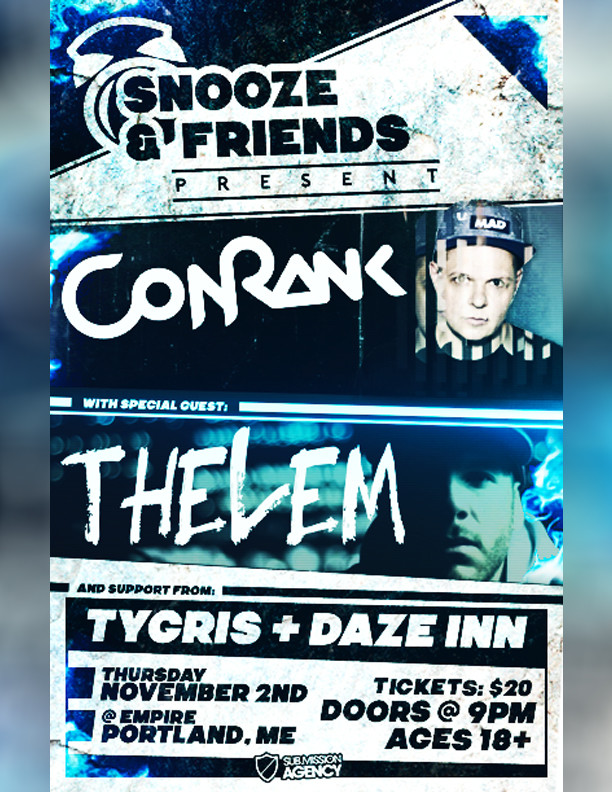 Concert Flyer - Conrank x Thelem