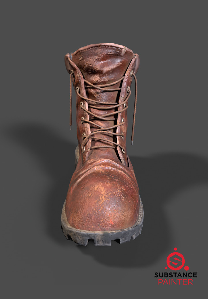 rugged leather boots