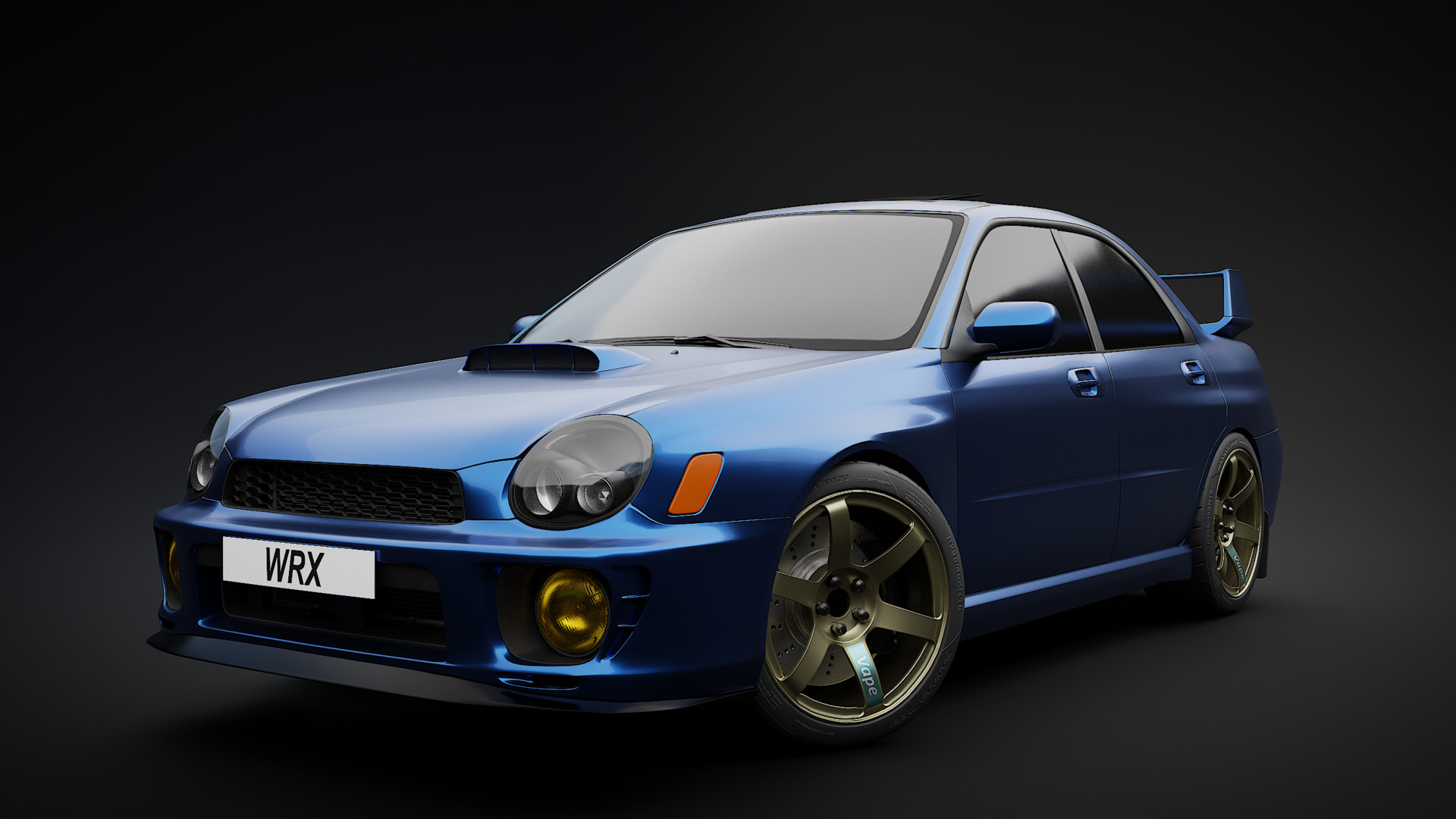 Artstation Subaru Wrx Bugeye Philippe Spyropoulos