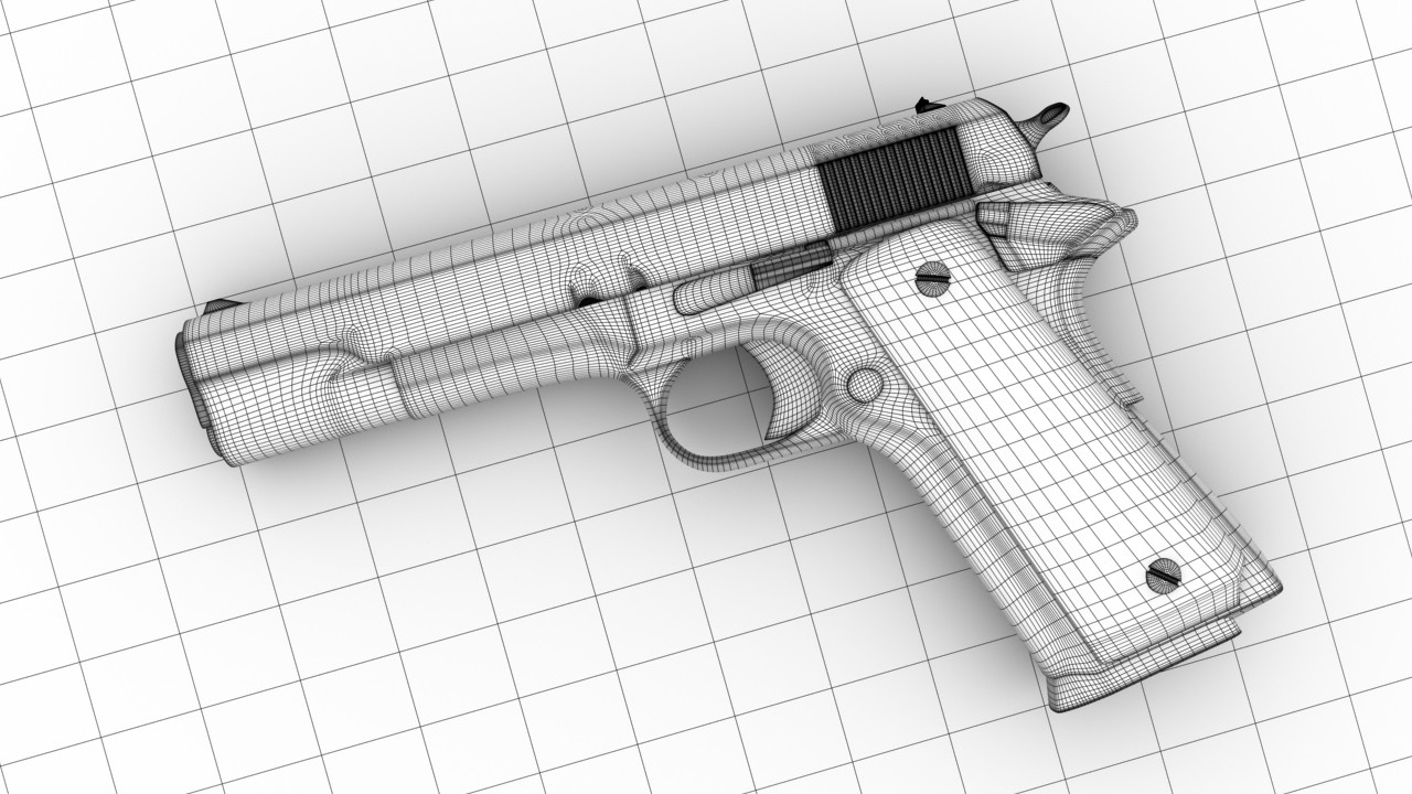 Colt m1911 чертеж