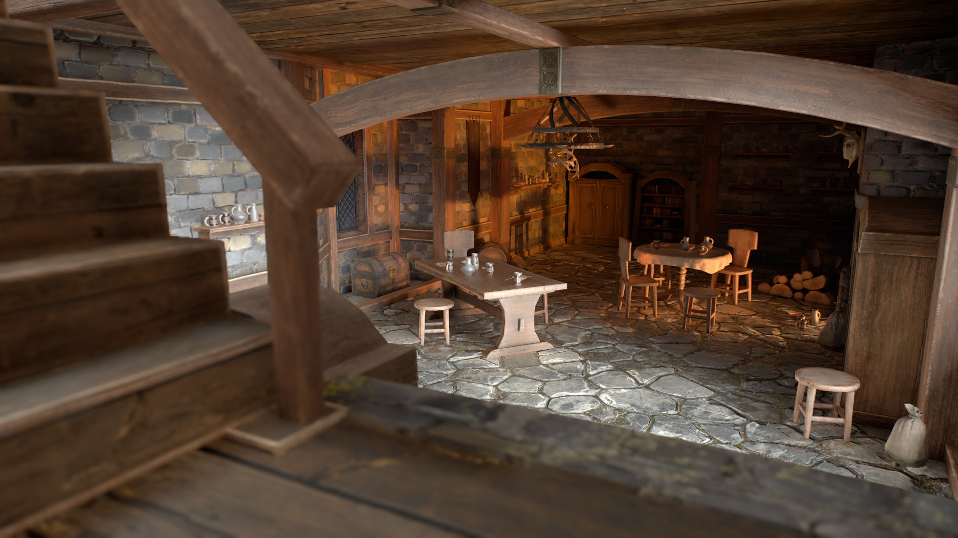 Ben Liang Medieval Interior Set