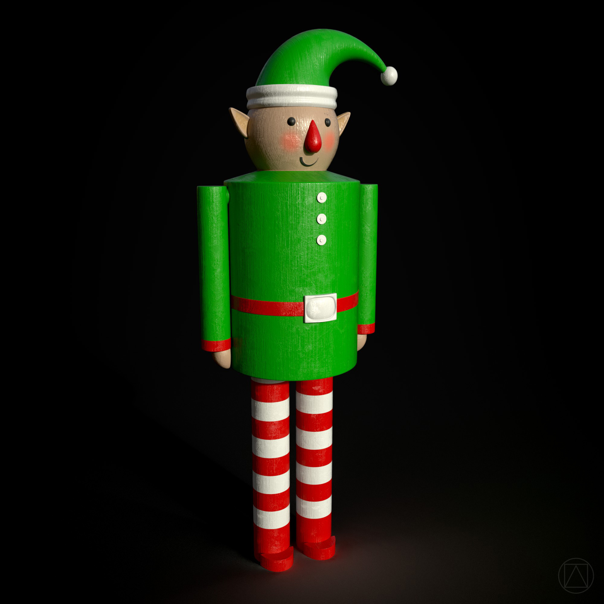 Christmas elf  (Iray render)
