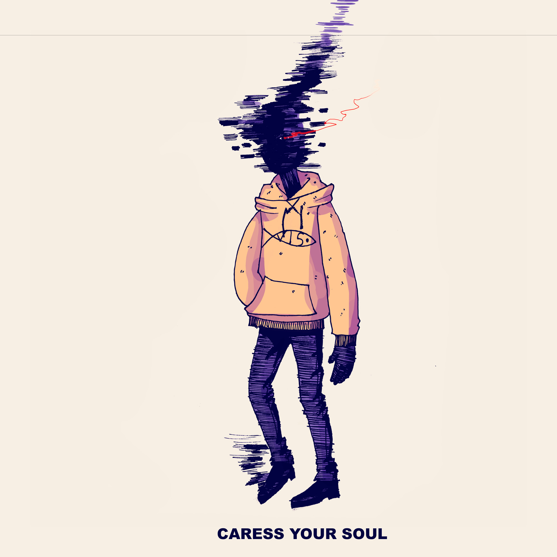 Artstation Cover Album Caress Your Soul Evan Van Der Meer