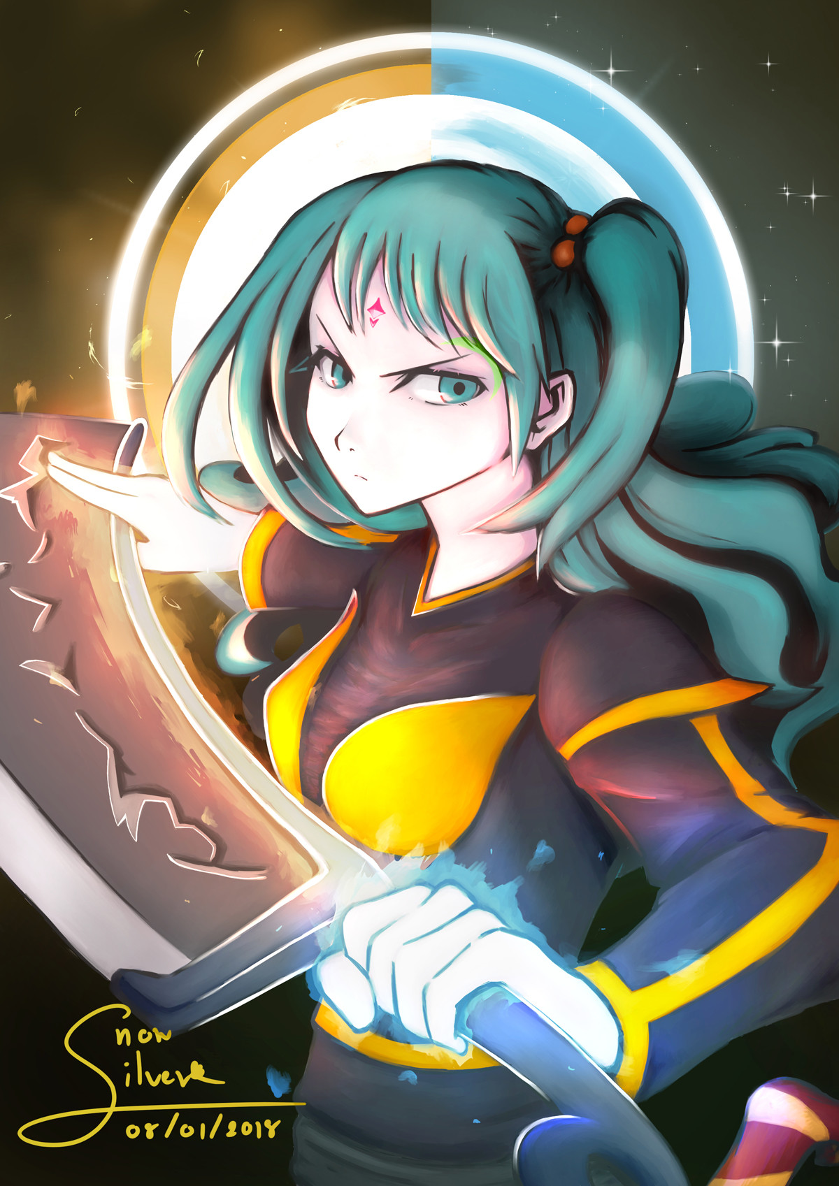 ArtStation [MapleStory] Dawn Warrior