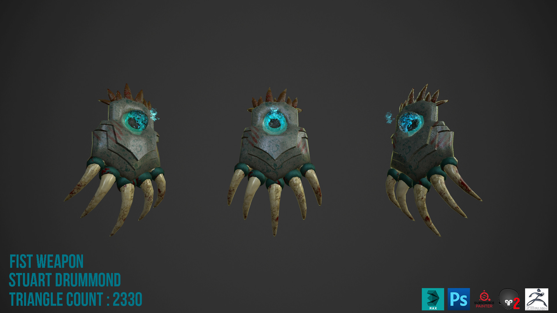 ArtStation Fist Weapon Game Asset