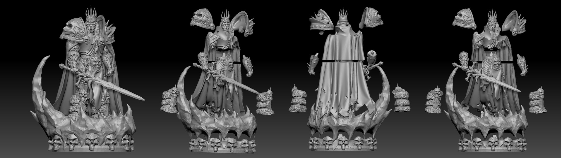Artstation Lich King 3d Print Tomas Dotzauer