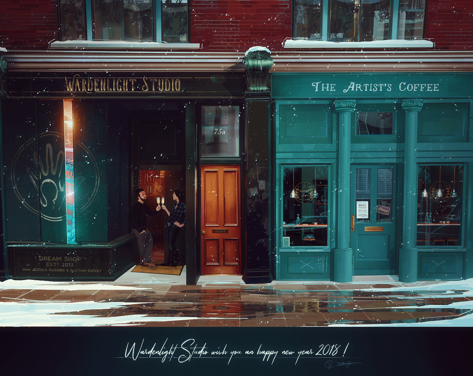 HAPPY NEW YEAR 2018 from Wardenlight Studio
