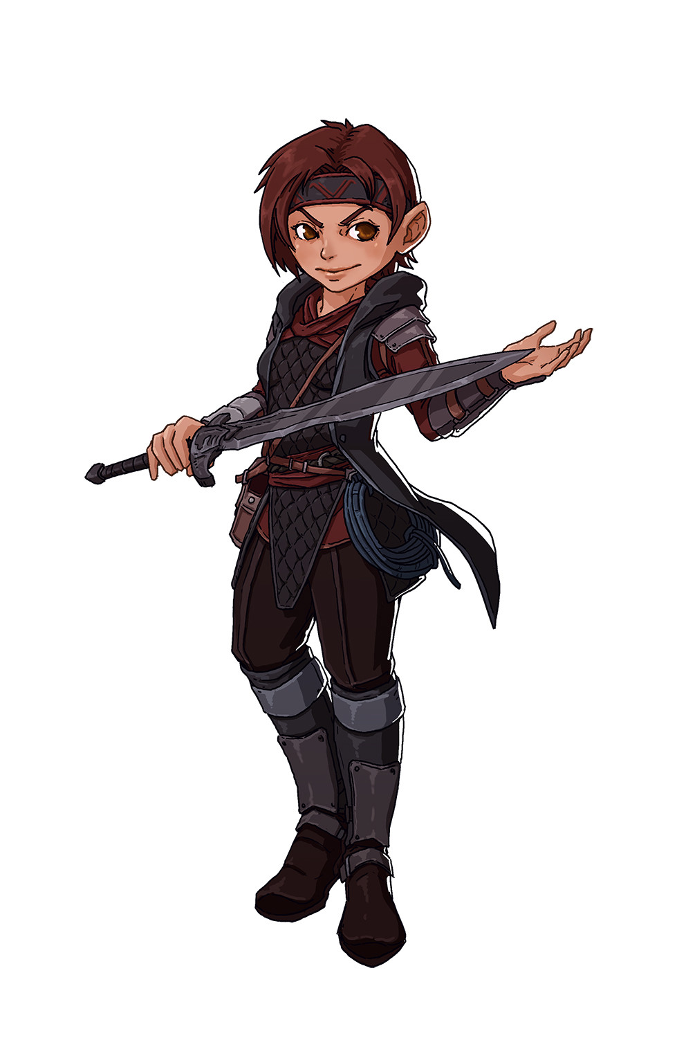 Caramip 'Badger' Timbers, Forest Gnome Rogue.