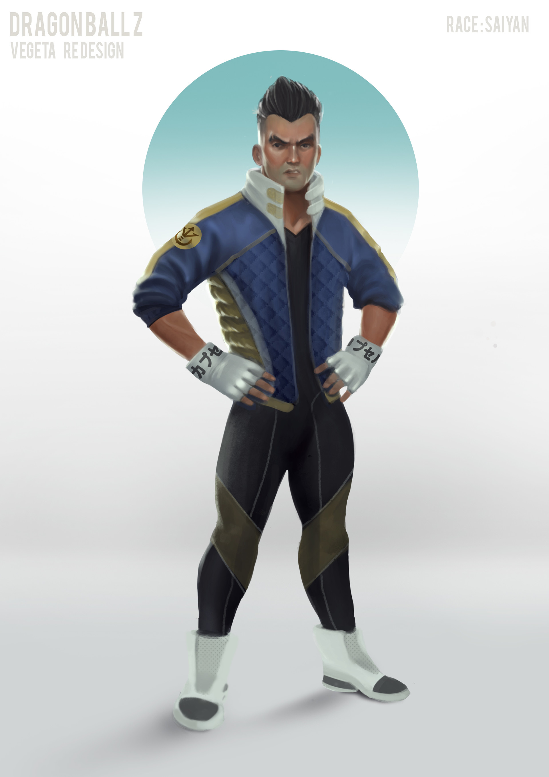 Artstation Dragon Ball Z Vegeta Redesign Anirudh Singh