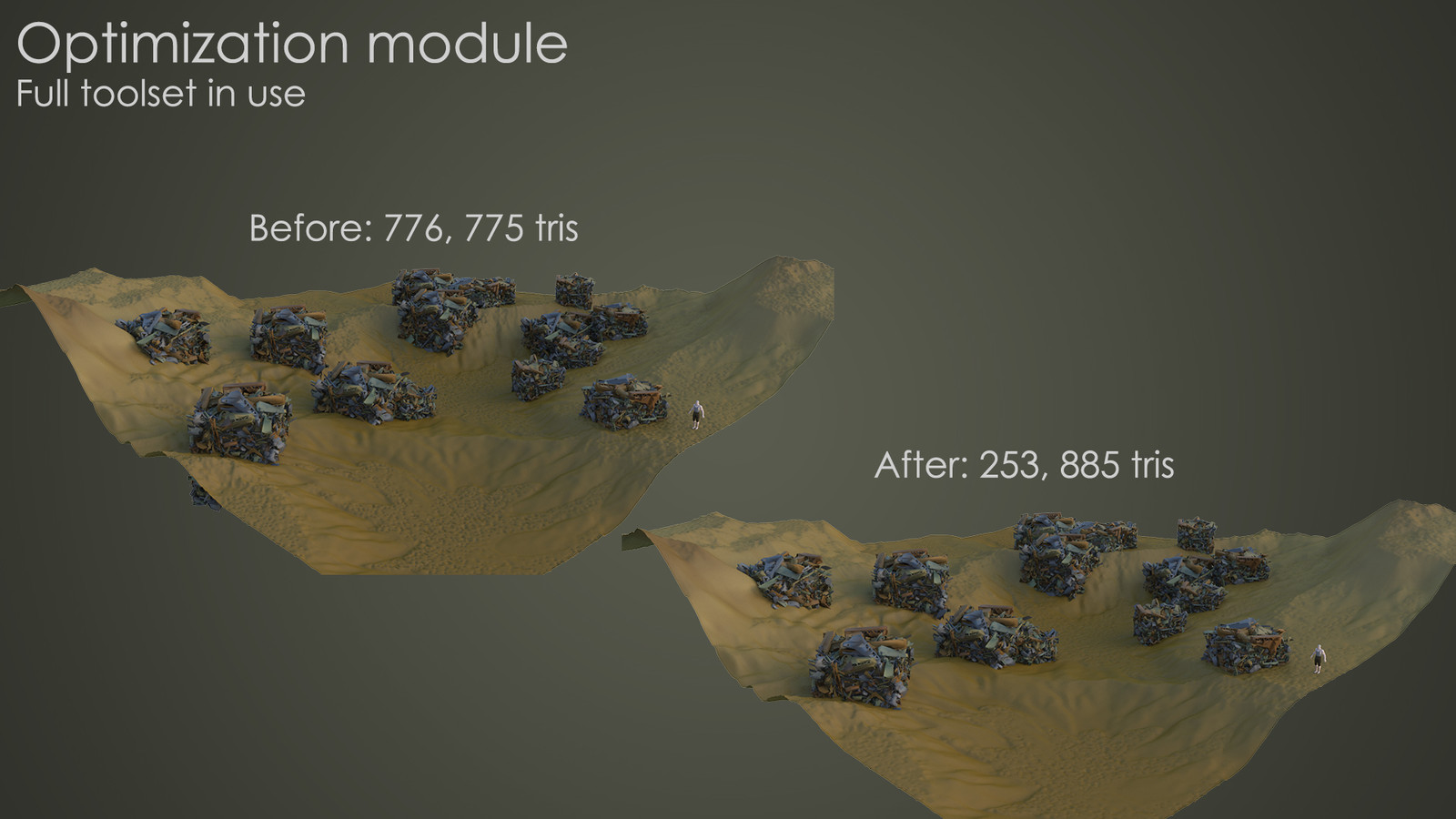 Optimizing a full scene