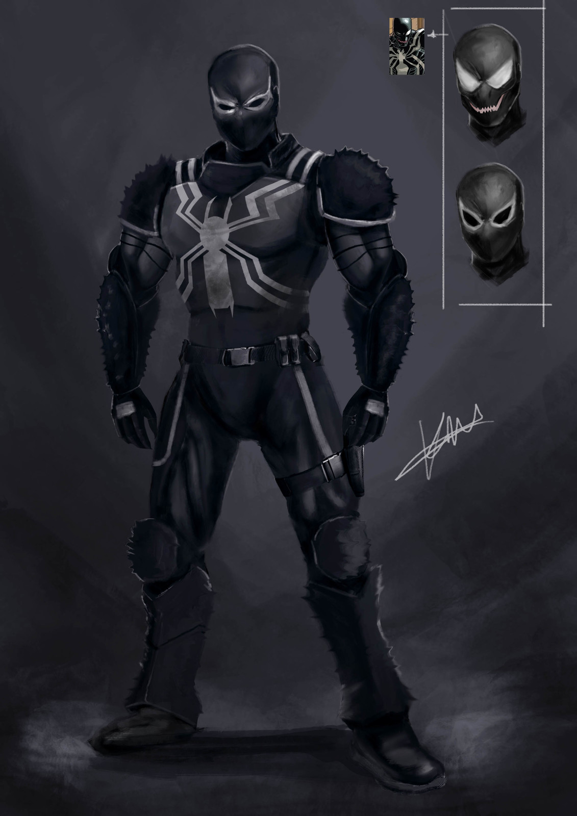 Artstation Agent Venom Khaidir Semail Artstation Agent Venom Khaidir Semail