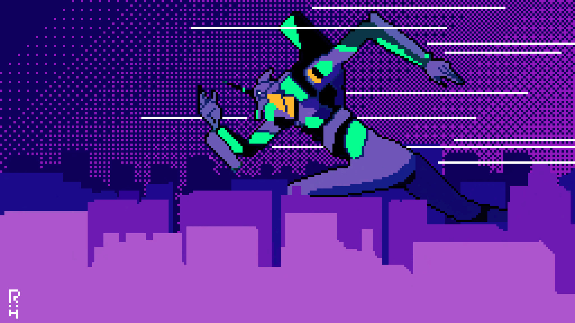 ArtStation - Eva 0.1 Run- pixel art
