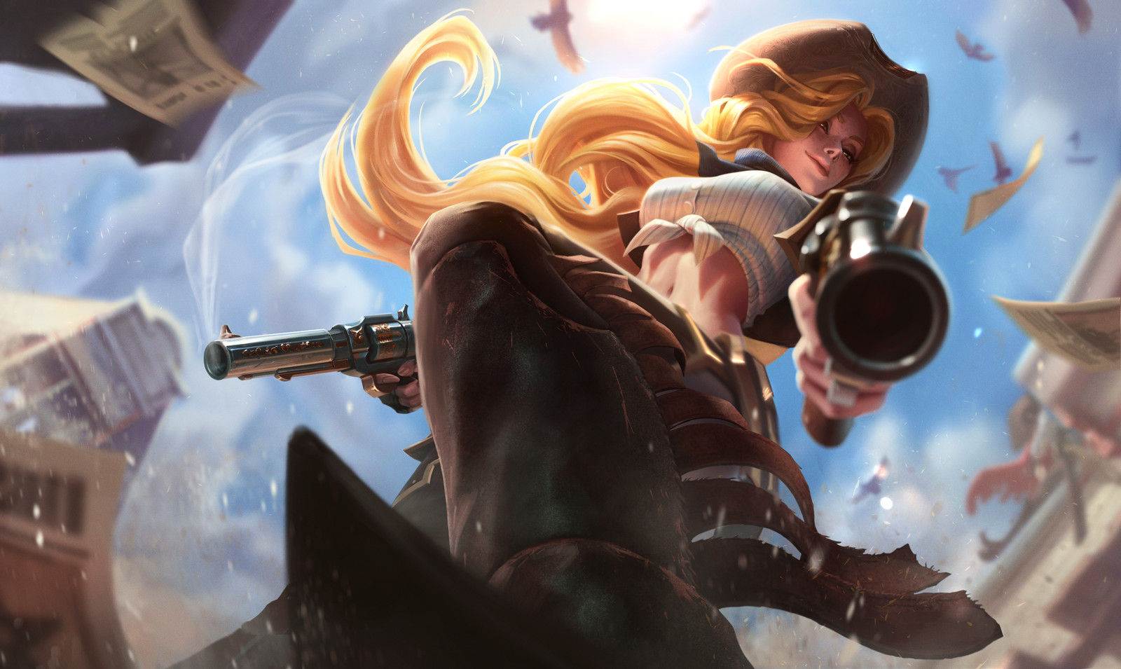 Artstation Cowgirl Miss Fortune Jessica Oyhenart