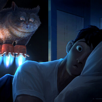 Armand serrano hero tadashi moment cat