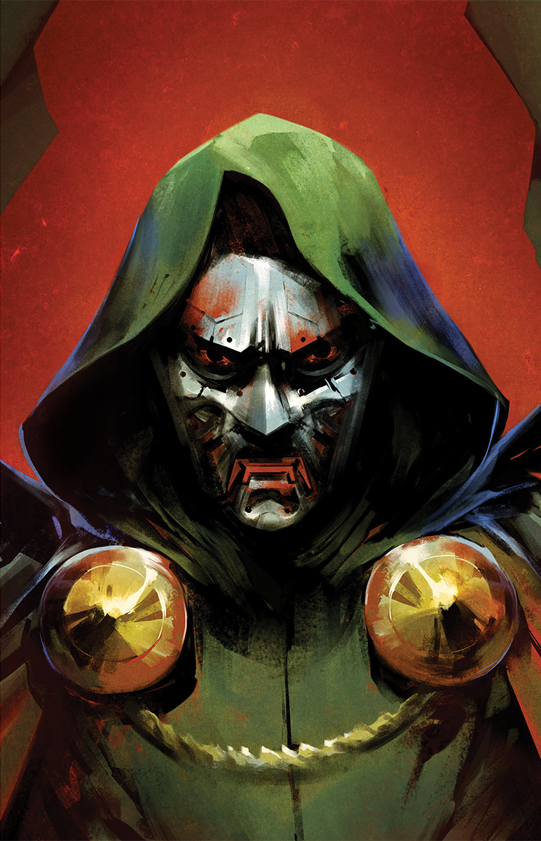 Artstation Dr Doom Portrait Illustration Toma Feizo Gas
