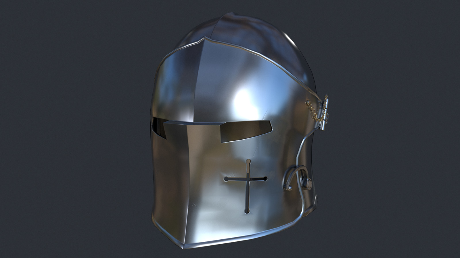 Artstation Medieval Helmet Brodie Kelley