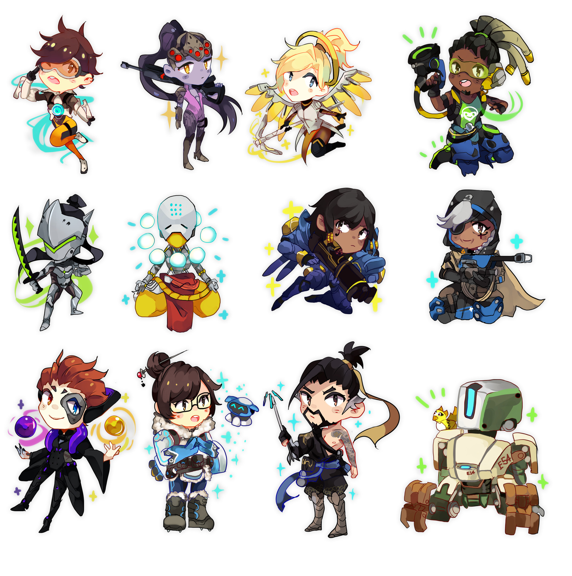 Overwatch Chibi Malvorlagen Coloring And Malvorlagan